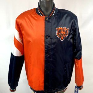 CHICAGO BEARS NFL STARTER 50/50 Snap Down Jacket M, L, XL, 2X